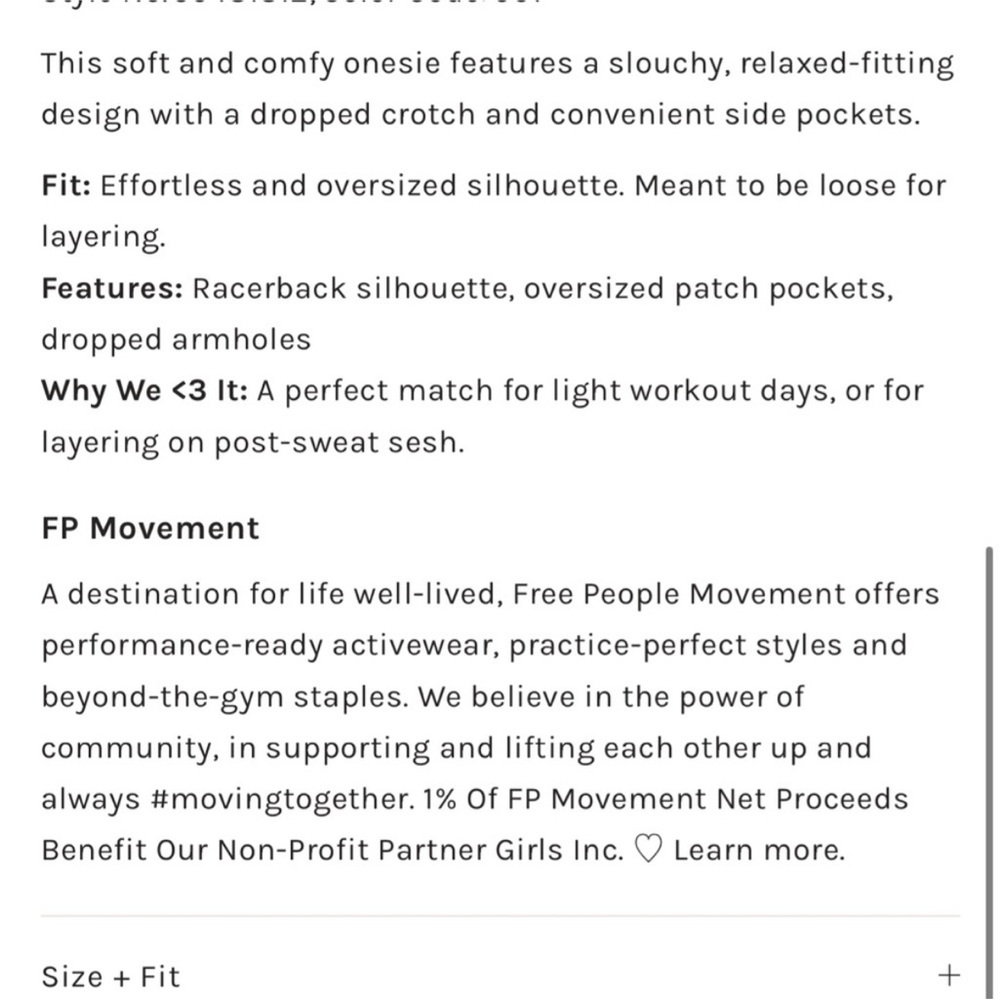 NWOT Free People Movement Hot Shot Onesie in White - Picture 5 of 5